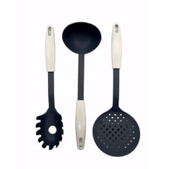 MOGA - Utensilios Cocina Cucharon Plastico Set 3 Piezas