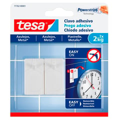 TESA - 2 Clavo Autoadhesivo Para Azulejos y Metal 2 Kg