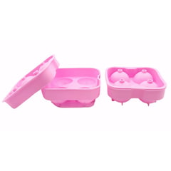 MOGA - Hielera Cubeta Para Hielo Molde Silicona Set 2 Piezas