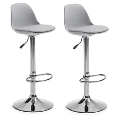 NOVAHUS - PACK 2 SILLA ALTA BAR ORLANDO T - GRIS