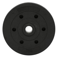 ATLETIS - Disco de Cemento 2 Kg para Barra PVC Negro