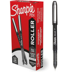 SHARPIE - Roller Punta Fina Negro x12