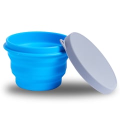 PRO OUTDOOR - Bowl plegable azul 500 ml