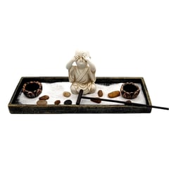 MOGA - Buda Jardin Mini Zen Ciego Con Accesorio 32x12x11cm