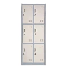 PROCHEF - Locker Casillero Metalico 2 Cuerpos 6 Puertas