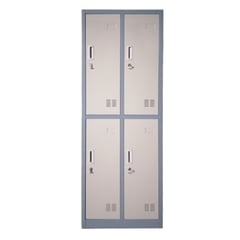 PROCHEF - Locker Casillero Metalico 2 Cuerpos 4 Puertas