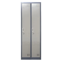 PROCHEF - Locker Casillero Metalico 2 Cuerpos 2 Puertas