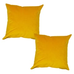 MASEL - Set 2 Cojines 40 X 40 New Velvet amarillo