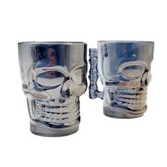 MOGA - Vasos cerveceros set 2 piezas shop 540ml calavera