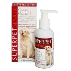 DRAG PHARMA - Superpet Suplemento Omega 3 y 6 Perro Senior, 125ml