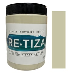 RETIZA - BLANCO ARENA 1 Kilo. Pintura Tizada/Vintage base agua mate decorativa