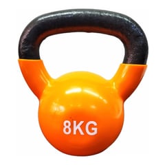 CRUSEC - Pesa Rusa Kettlebell 8kg Acero Y Vinilo