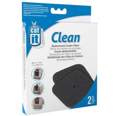 CATIT - Pack Filtros Carbon Baño Cerrado Gato, 2 Und