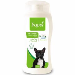 TRAPER - Shampoo Perro con Aloe Vera, 260ml