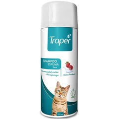 TRAPER - Shampoo Gato Espuma Seca, 170ml.