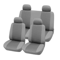 GOODCAR - Funda Cubre Asientos 8 Pzs Gris