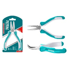 TOTAL TOOLS - Mini Alicate Punta Curva 4.5 Pulgadas