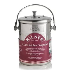 KILNER - Compostera Acero Inoxidable 2 Lts