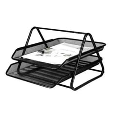 ESHOPANGIE - Organizador Papel Escritorio Archivador Bandeja 2 Niveles