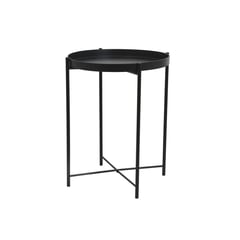 URBAN PRODUCTS - MESA LATERAL AUXILIAR METAL NEGRA 38X50CM