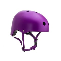 ON WHEELS - Casco Urbano Con Luz Color Morado Talla M