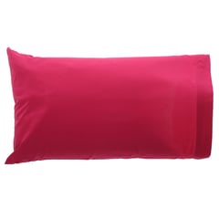 SUEÑO BLANCO - SET 2 FUNDAS COLOR FUCSIA 50X70 CM C/U