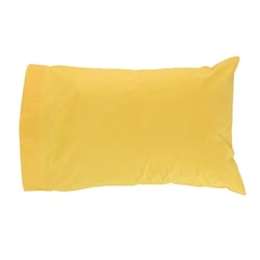 SUEÑO BLANCO - SET 2 FUNDAS COLOR AMARILLO 50X70 CM C/U