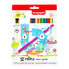 BRUYNZEEL - Lápices De Colores Para Niños Set 12