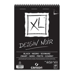 CANSON - Croquera Dibujo XL Negra 150gr A4