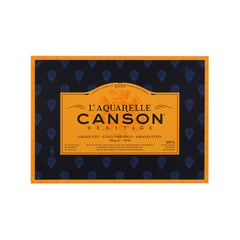 CANSON - Block Papel Acuarela Heritage 300gr Grano Fino 31x41cm