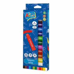 PRONOBEL - Tempera Solida 12 Colores Art & Craft