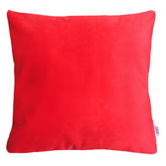 ELIZABETH PEPER - FUNDA COJIN DECORATIVO DISEÑO SUAVE ROJO 50x50