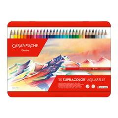 CARAN D'ACHE - Lápices Acuarela Supracolor Caran d Ache 30 Colores