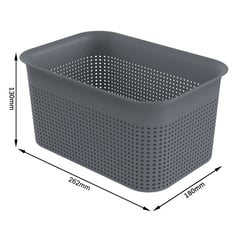 HBT - Caja Brisen 4,5 Lt 26x13x18 cm ROTHO Antracita