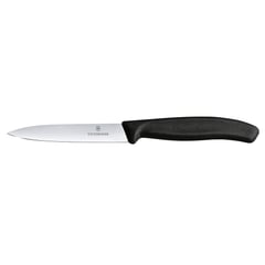 VICTORINOX - Cuchillo mondador swiss classic color Negro, 10 cm.