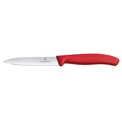 VICTORINOX - Cuchillo mondador swiss classic color Rojo, 10 cm.