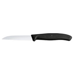 VICTORINOX - Cuchillo de cocina swiss classic dentado color Negro, 8 cm.