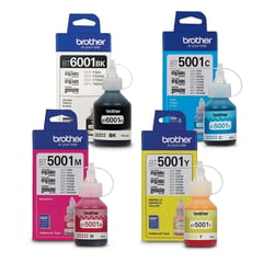 BROTHER - 4 Tintas Bt6001 Bt5001 Genuinas T300 T500 T700 T800 T510w