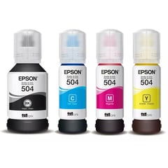 EPSON - 4 Tintas T 504 Genuinas L4150 L4160 L6191 L6161