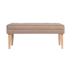 GENERICO - Banqueta Style Beige Omega Capitone 100x40x40 cm de Máxima Design