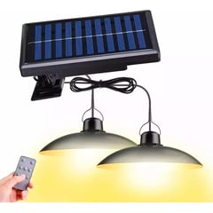 GENERICO - Lampara Doble Solar Led Colgante 240w Plafon Control