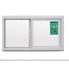 DVP - Ventana PVC Termopanel 121x100cm Corredera Blanca