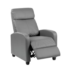 NOVAHUS - Berger Reclinable de PU Gris