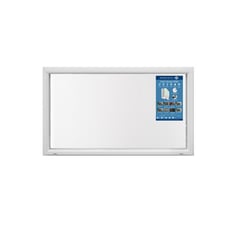 DVP - Ventana Vidrio Simple Pvc 120x70cm Fija Blanca