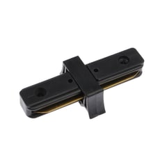 HB LEDS - Conector Para Carril Monofásico De Iluminación LED Recto - Negro