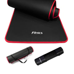 FITNICS - Mat Yoga Colchoneta +bolso+corre - Negro