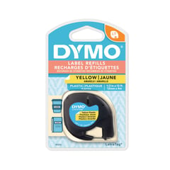 DYMO - Etiqueta Plastica Amarillo 12mmx4m