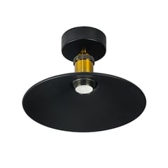 HB LEDS - Lámpara Negra Con Soquete E-27 De Bronce