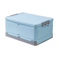 GENERICO - Caja organizadora Plegable 47 x 34 x 23 cm YX1912 Celeste