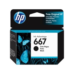 HP - Tinta 667 Negro 3YM79AL